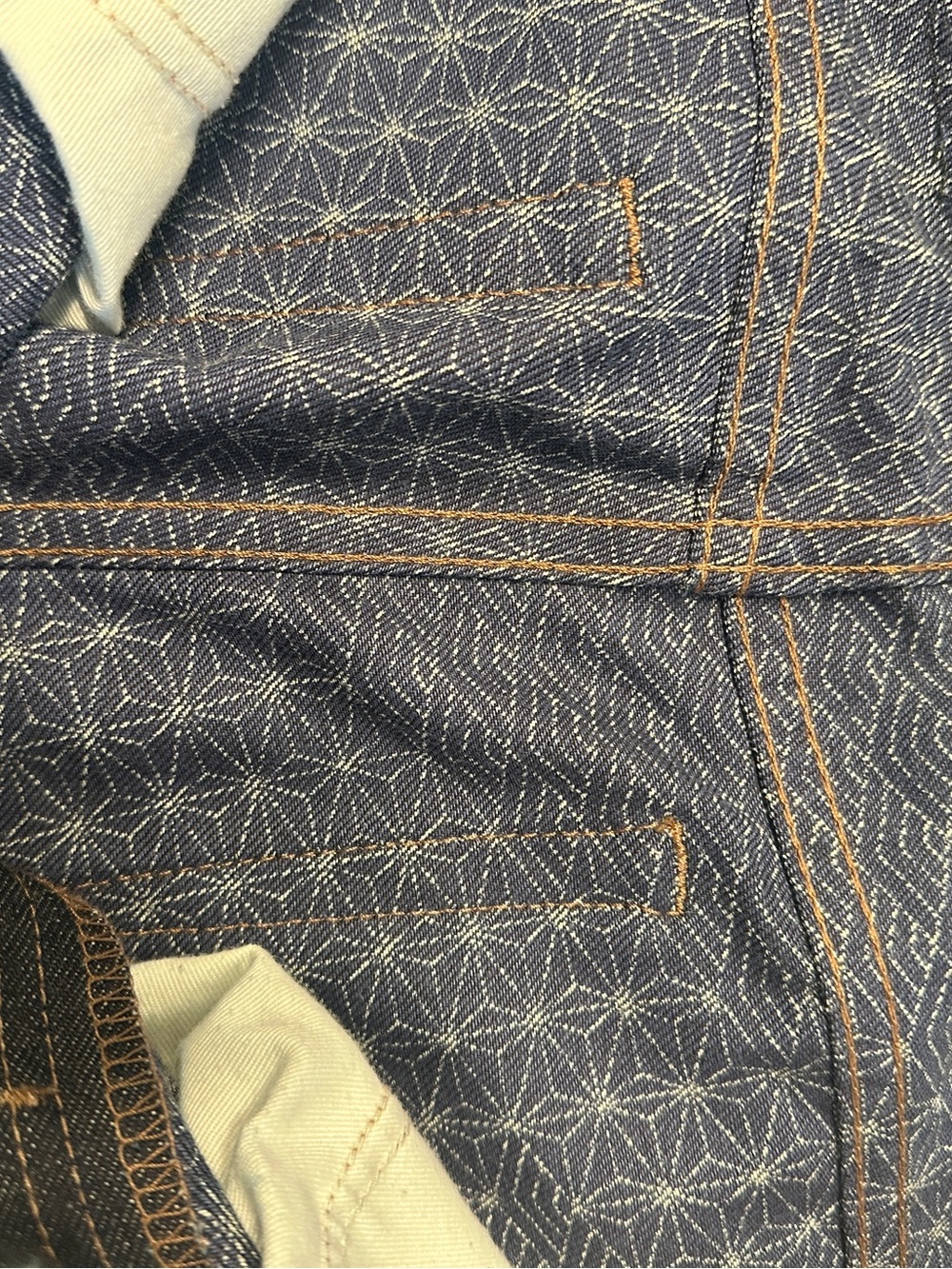 Naked & Famous Kimono Print Selvedge Denim Jeans Weird Guy - Picture 5 of 9